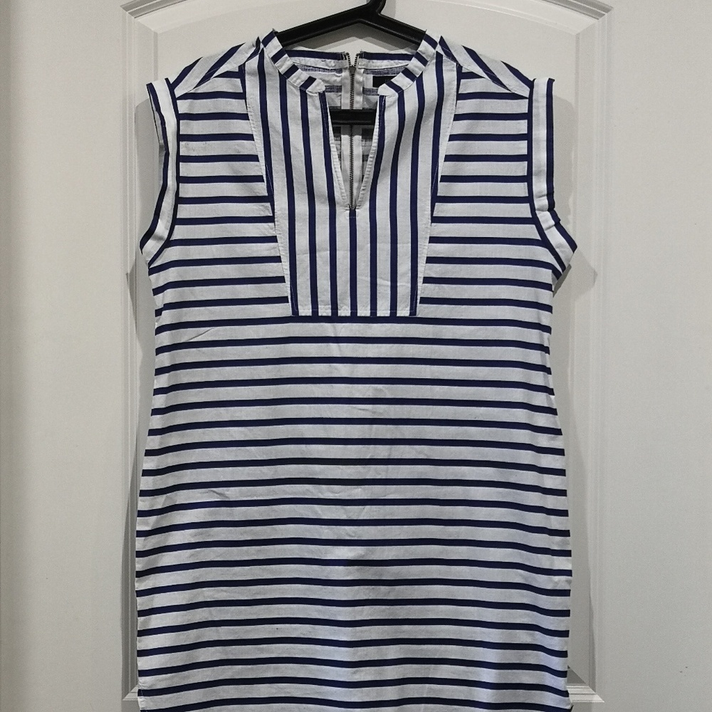 J.Crew Striped Sleeveless Dress